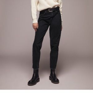 Zara Black Mom Jeans